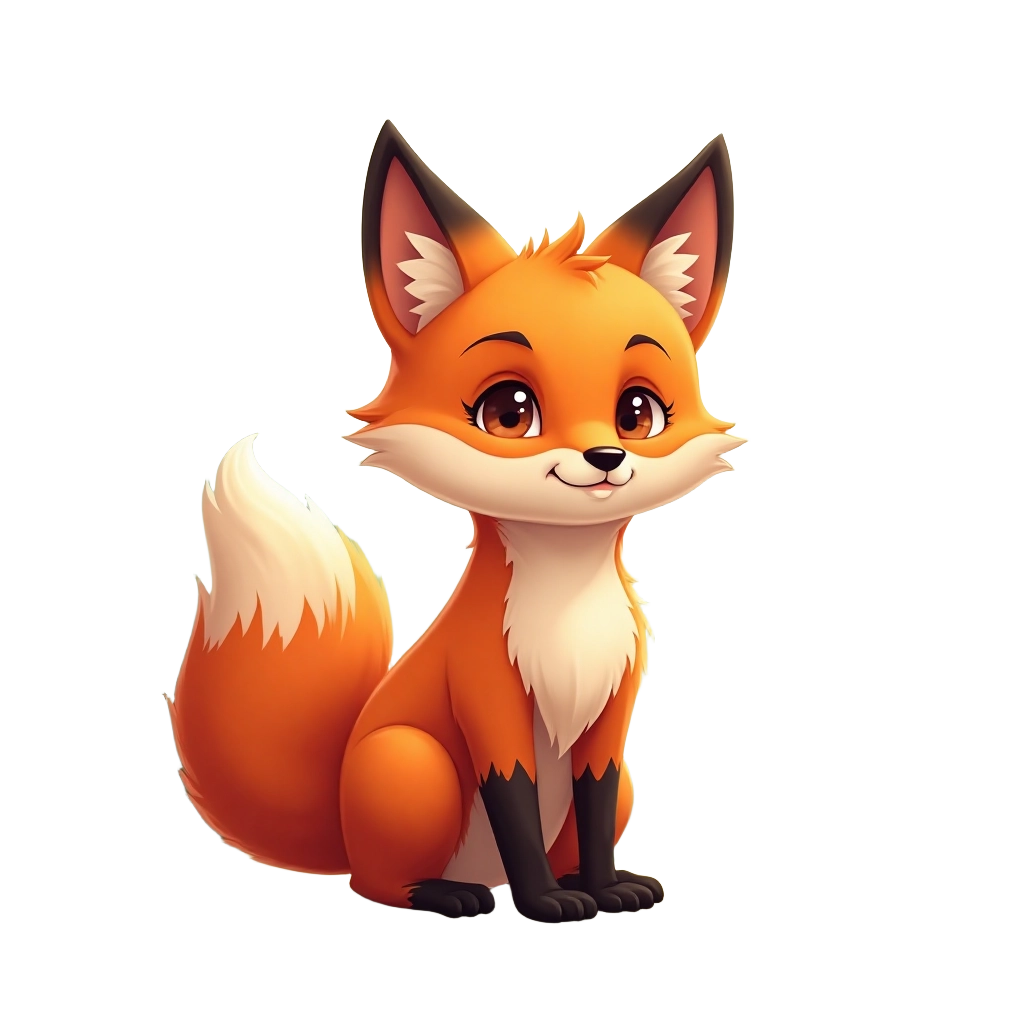 Cute Cartoon Fox